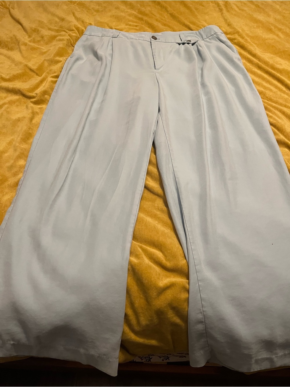 a new day Light Blue Wide-Leg Women's Pants